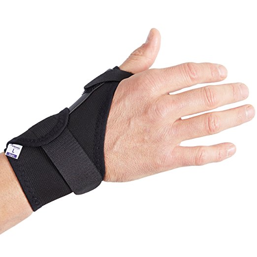 Actesso Medical Elasticated Thumb Support Brace - Reduces pain from thumb sprains and strains, thumb tendonitis or post operation