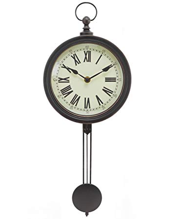 Kiera Grace- 16.5" Pendulum Wall Clock