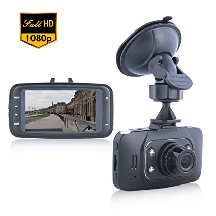 On Dash Video, Lecmal 2.7" Dash Cam, 120 Degree Camcorder with G-Sensor and Motion Detection, Full HD 1080P Video Recorder, Night Vision Recorder On-dash Drive Recorder, No Card included (GSensor-1)