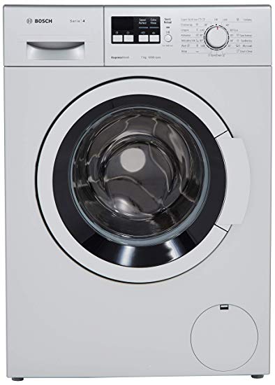 Bosch 7 kg Fully-Automatic Front Loading Washing Machine (WAK24164IN, Silver)