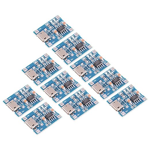 XCSOURCE 10pcs 1A 5V Micro USB TP4056 Lithium Battery Power Charger Board Module TE585