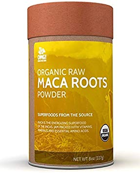 OMG! Superfoods Organic Maca Powder - 100% Pure, USDA Certified Organic Maca Root Powder – 8oz