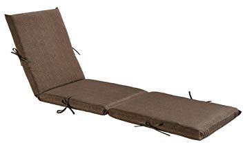 Bossima Indoor/Outdoor Coffee Chaise Lounge Cushion,Spring/Summer Seasonal Replacement Cushions.