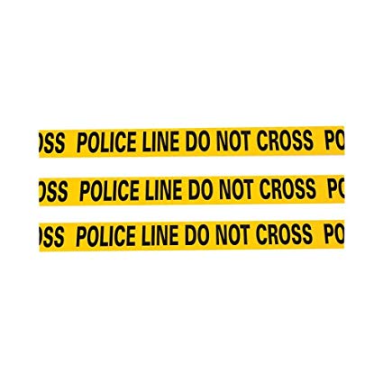 Fun Express Caution Tape - Police Line Do Not Cross - 20 ft by Novelty Toys