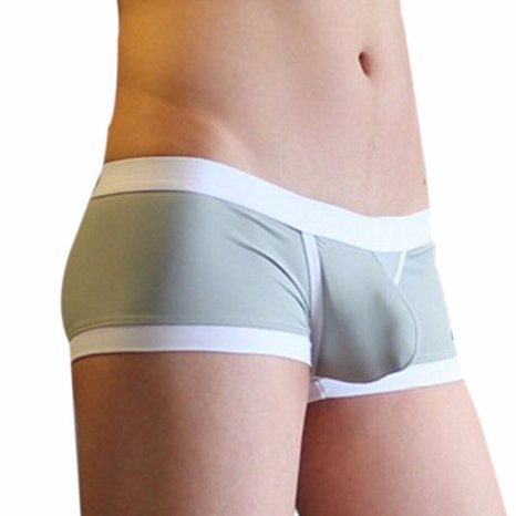 Mens Underpants Pouch Bulge Underwear Trunks Sexy Low Rise Boxer Briefs