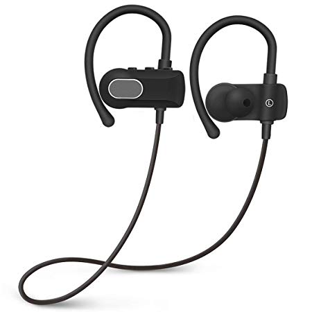 Bluetooth Headphones Wireless Earbuds Waterproof Sweatproof HD Stereo Noise Cancelling Headphones 12 Hours Working Time for Sports