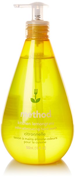 Method Naturally Derived Kitchen Hand Wash, Lemongrass, 18 Ounce