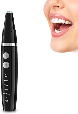 Hangsun Plaque Remover for Teeth Kit - No Need Water Flosser with 5 Working Modes for Removal of Food Residue and Tartar.