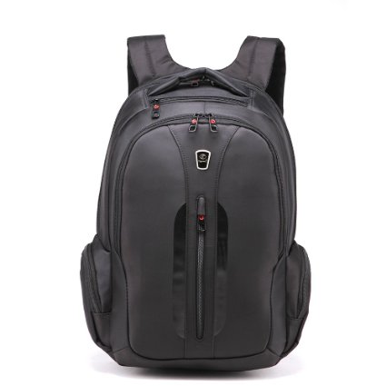 Tigernu Business Laptop Backpack,17 inch Travel Laptop Backpack Water Resistant Laptop Bag,Black