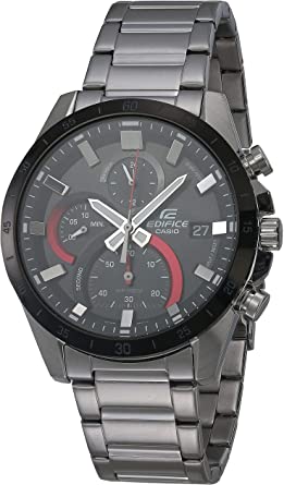 Casio Men's Quartz Stainless Steel Strap, Silver, 22 Casual Watch (Model: EFR-571DB-1A1VCR)