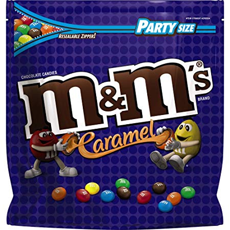 M&M's Party Size Candy Bag, Caramel Chocolate, 38 Ounce