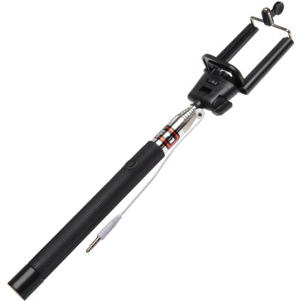 Vidpro MP-12 Selfie Stick Monopod with Built-in Wired Shutter Release for Smartphones Digital Cameras and Action Cameras