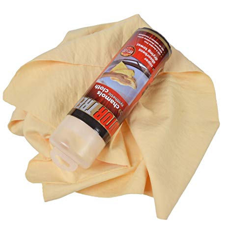 Motor Trend Absorb ‘N Dry Chamois Reusable Drying Cloth 25” x 17” (1 Cloth)