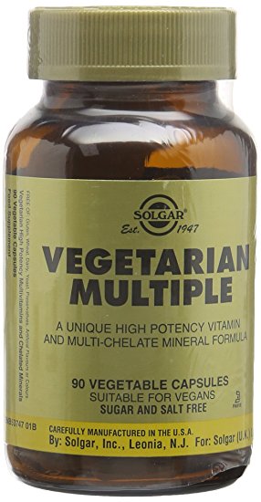 Solgar Vegetarian Multiple Vegetable Capsules - Pack of 90