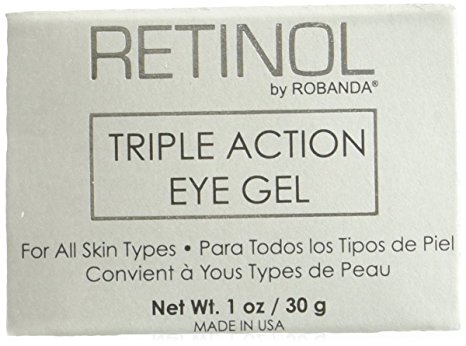 Retinol by Robanda Triple Action Eye Gel, 1 Ounce