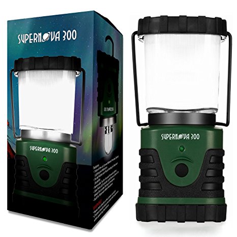 Supernova Ultra Bright LED Camping and Emergency Lantern - Ultimate Portable and Light Weight Camping, Hiking, Emergency, Long Lasting Survival Lantern
