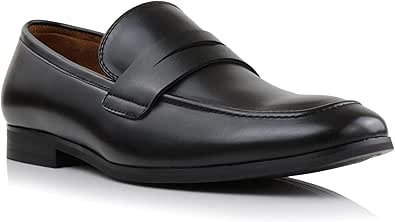 Ferro Aldo Dylan MFA19671 Classic Moc-Toe Penny Loafers for Men
