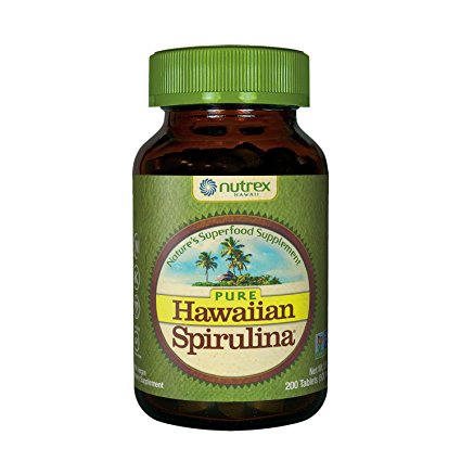 Pure Hawaiian Spirulina - 500mg tablets 200 count – Boosts Energy and Supports Immunity – Vegan, Non GMO – Natural Superfood Grown in Hawaii