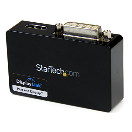 StarTech USB32HDDVII USB 3.0 to HDMI and DVI Dual Monitor External Video Card Adapter