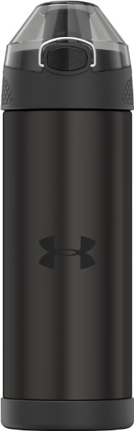Under Armour Beyond 16 Ounce Vacuum Insulated Bottle with Flip Top Lid, Black