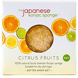 The Japanese Konjac Sponge - Citrus Fruit Puff