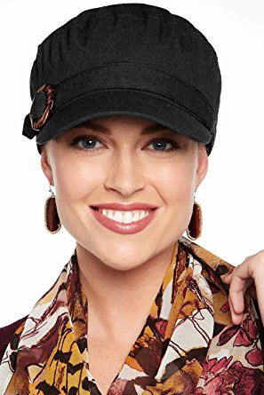 Headcovers Unlimited Logan Newsboy Cap Hat for Women with Cancer