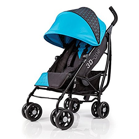 Summer Infant 3D-one Convenience Stroller, Geometric Blue