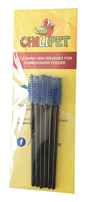 CHILIPET Cleaning Mini Brushes for Hummingbird Feeder (6)