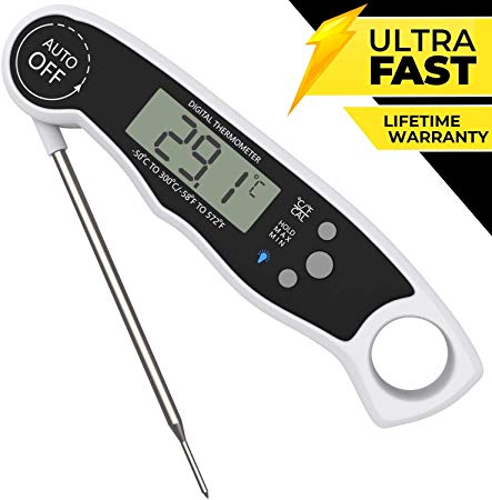 Meat Thermometers, Digital Food Cooking Thermometer Barbecue Thermometers Kitchen Thermometers Instant Read Meat Thermometer with Long Probe