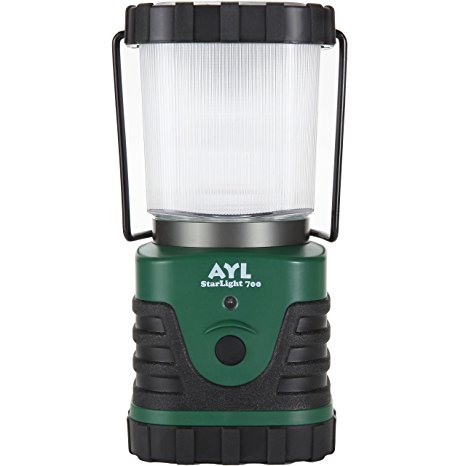 AYL StarLight 700 - Water Resistant - Shock Proof - Long Lasting Up To 6 DAYS Straight - 700 Lumens Ultra Bright LED Lantern - Perfect Lantern for Hiking, Camping, Emergencies, Hurricanes, Outages