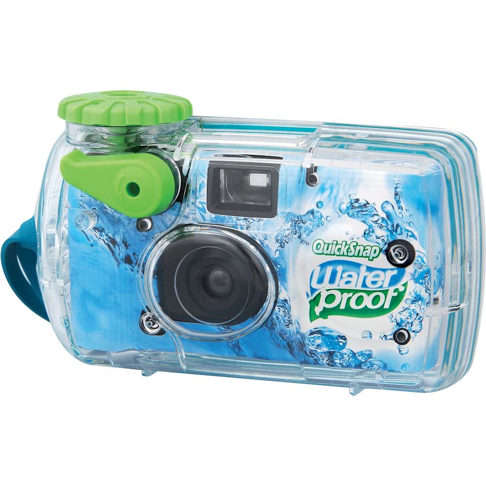 Fujifilm - QuickSnap Disposable Water-Resistant Film Camera - Blue