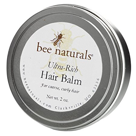 Ultra Rich Hair Balm - For Coarse, Curly and Dry Hair - Conditions and Shines with No Silicone Or Synthetic Ingredients - Leaves No Sticky Build Up In Hair - 1.5 Oz