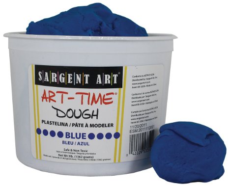 Sargent Art 85-3350 3-Pound Art-Time Dough, Blue