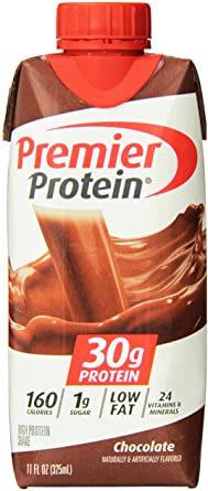 Premier Protein high Protein Shake, Chocolate (11 Fl. Oz., 12 Pack), 132 Fl. Oz., 132 Ounces