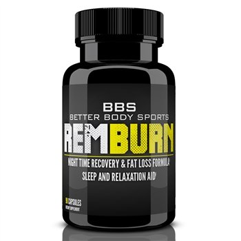 REM BURN - Deep Rest Night Time Fat Burning PM Supplement - 100 Risk Free Money Back Guarantee Fat Burner