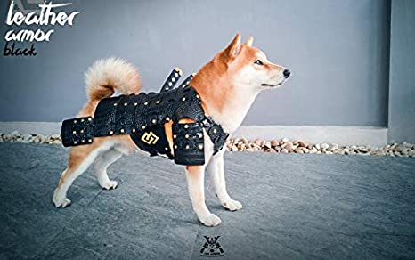 HOT! Made-to-Order Japanese Style Handmade Dog Costumes Samurai Armor for Dog Fashion Cosplay for Medium Dog Made from Genuine Leather