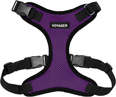 Voyager Step-in Lock Pet Harness – All Weather Mesh, Adjustable Step in Harness for Cats and Dogs by Best Pet Supplies