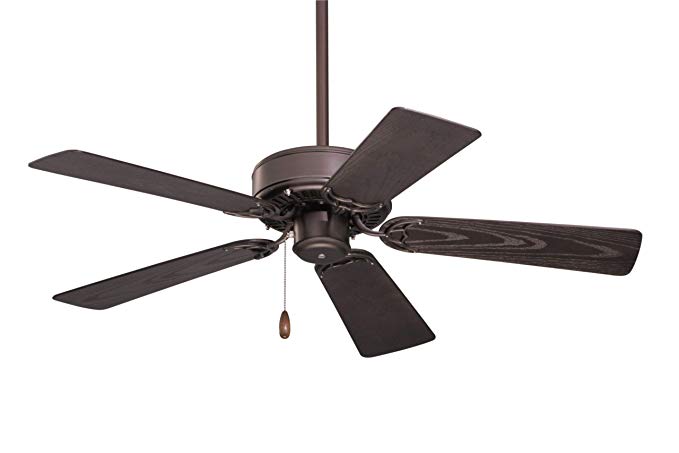 Emerson Ceiling Fans CF742PFORB Summer Night Indoor Outdoor Ceiling Fan, Damp Rated, 42-Inch Blades, Light Kit Adaptable, Oil Rubbed Bronze Finish (Renewed)