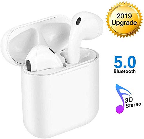 Wireless Headphones, Bluetooth 5.0 Headphone In Ear Earbuds, 35H Playtime, Noise Canceling True Wireless Earphones With Mic Earbuds for iPhone/Samsung/Apple/Airpods