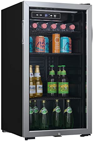 EdgeStar BWC121SSLT 18 Inch Wide 80 Can Capacity Ultra Low Temp Beverage Center