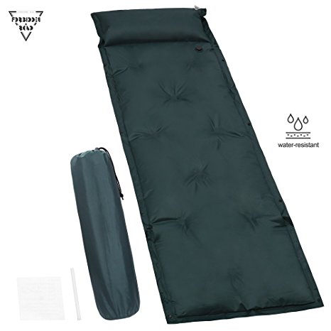 Forbidden Road Self-Inflating Sleeping Pad with Inflatable Pillow (7 Color) Sleeping Mat Lightweight Sleeping Mattress Camping Hiking Backpacking Air Sleeping Pad