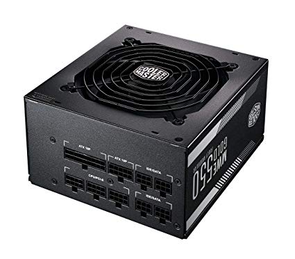 Cooler Master MPY-5501-AFAAG-US MWE 550 Gold Full Modular, 80  Gold Certified 550W Power Supply, 5 Year Warranty