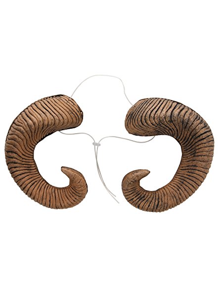 Ram Horns Costume Accessory, Adjustable Headband by elope