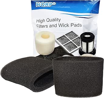 HQRP 2-pack Small Foam Filter Sleeve compatible with Shop-Vac 9052600 90526 905-26 905-26-00 Type CC Replacement