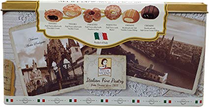 Matilde Vicenzi Italian Pastry & Cookie Tin, 24.64 Ounce