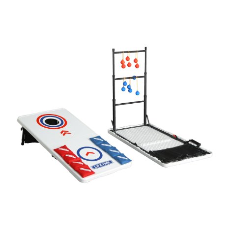 Lifetime Bean Bag Toss/Ladder Toss/Folding Tailgate Table Combo