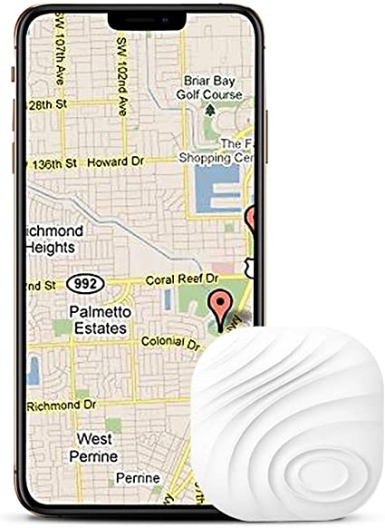 Key Finder, Evershop Smart Bluetooth Tracker Item Finder Car Key GPS Locator Alarm Reminder with App for Phone, Pets, Keychain, Wallet,Luggage