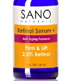 Retinol Serum 25 For Face with Vegan Hyaluronic Acid and Vitamin E More Effective Than Retinol A Cream For Anti Aging and Anti Wrinkle Skincare