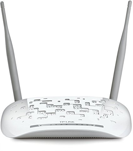 TP-LINK TD-W8961ND Wireless N300 ADSL2  Modem Router, 2.4Ghz 300Mbps, 802.11b/g/n, Splitter, 2x 3dBi detachable antennas - 2.48 GHz ISM Band - 2 x Antenna - 300 Mbps Wireless Speed - 4 x Network Port - Fast Ethernet Desktop