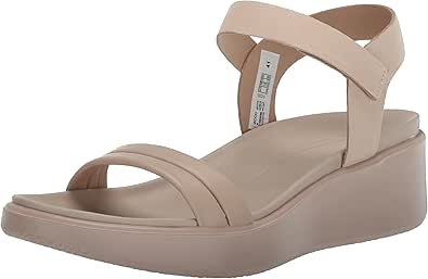 ECCO Women's Flowt Luxery Wedge Ankle Strap Sandal